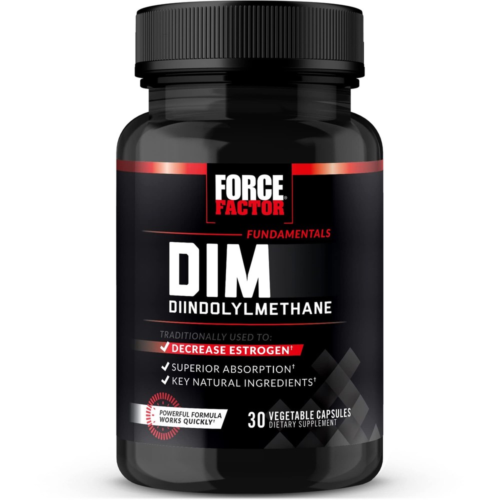 Force Factor DIM Pills to Decrease 30 Count (Pack of 1), Black (Packaging)