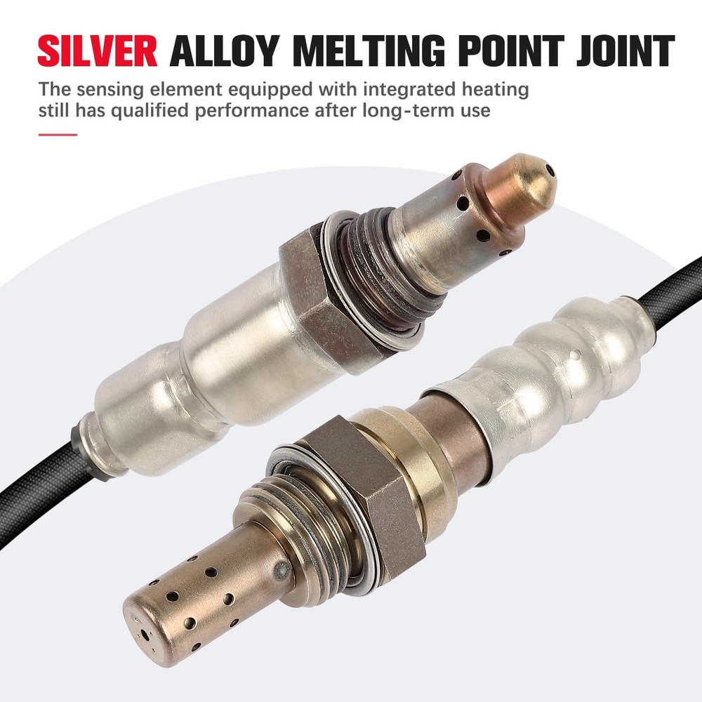 O2 Oxygen Sensor for Fiat 500 2012-2017 1.4L, 2-Pack Upstream & Downstream, B...