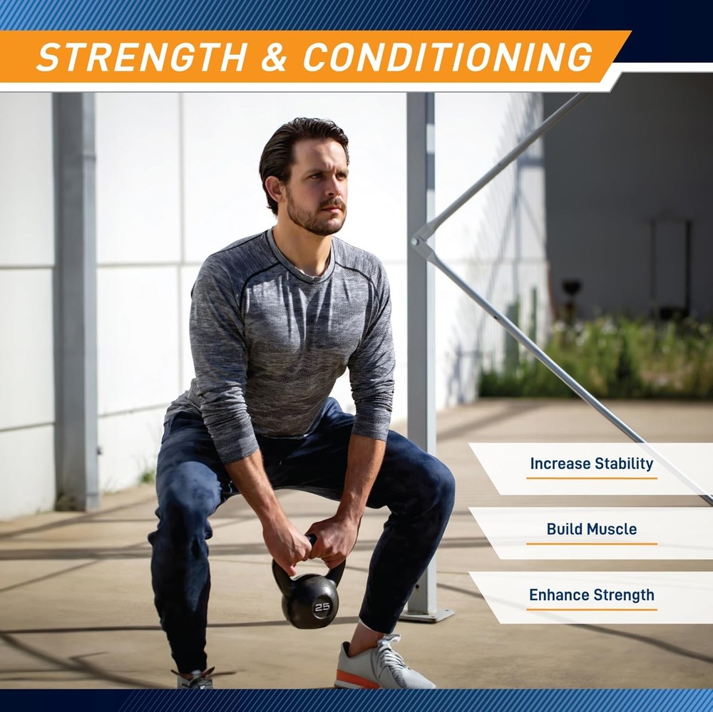 25lb Cast Iron Kettlebell HKB Workout Weights