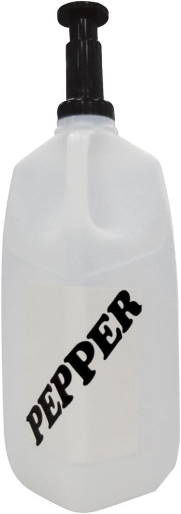 Winco Pepper Refiller, 0.5-Gallon, Medium, White, Black