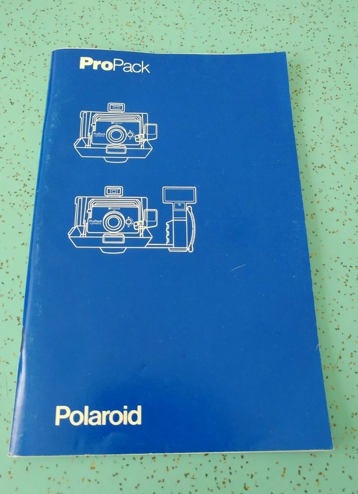 Vintage 1986 Polaroid ProPack Manual