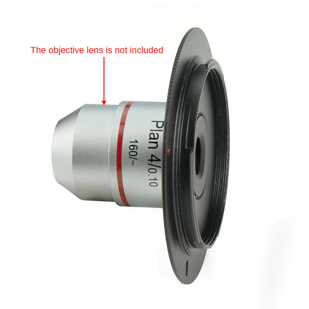 Microscope RMS Thread Objective Lens Adapter to NIKON AI DSLR SLR Camera