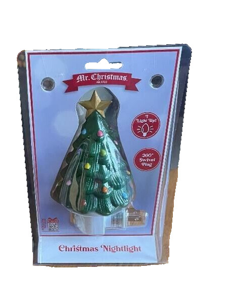 Mr Christmas Christmas  tree night light - Green