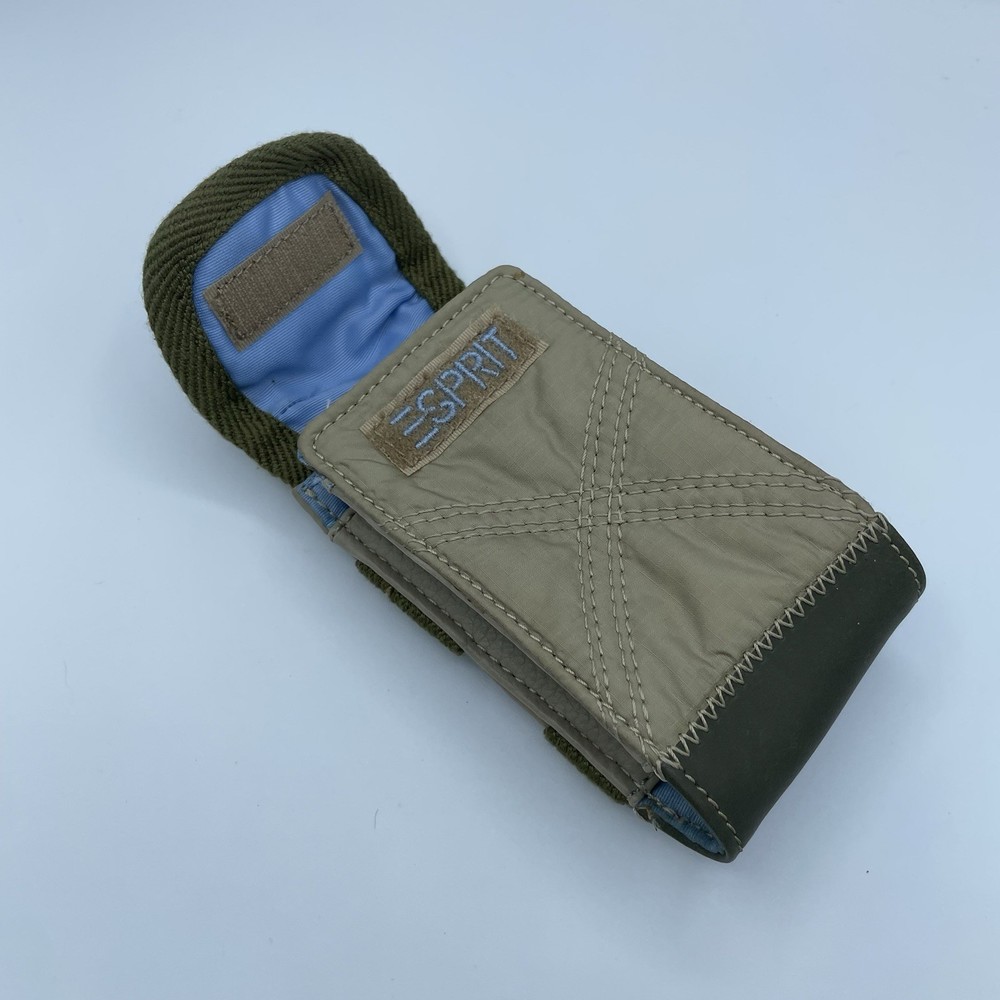 Esprit Cell Phone Mobile Case Size 5”x3” Tan Light Blue
