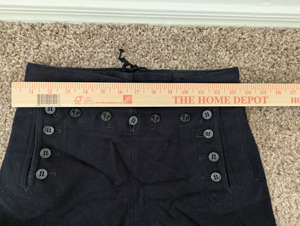 Vintage US NAVY Sailor 100% wool pants