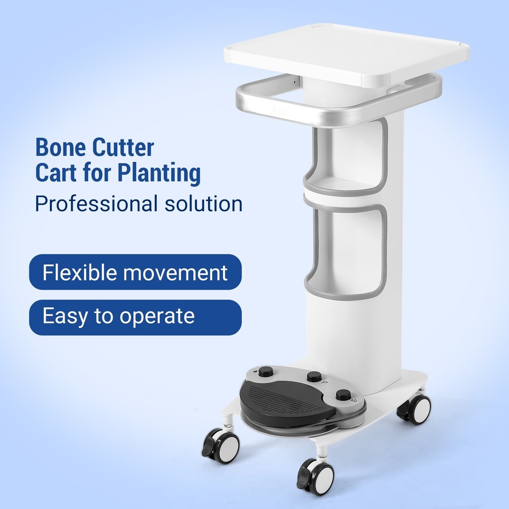 JMU Dental Multi-Function Trolley Cart 360° LOCKABLE WHEELS Built-in Plug