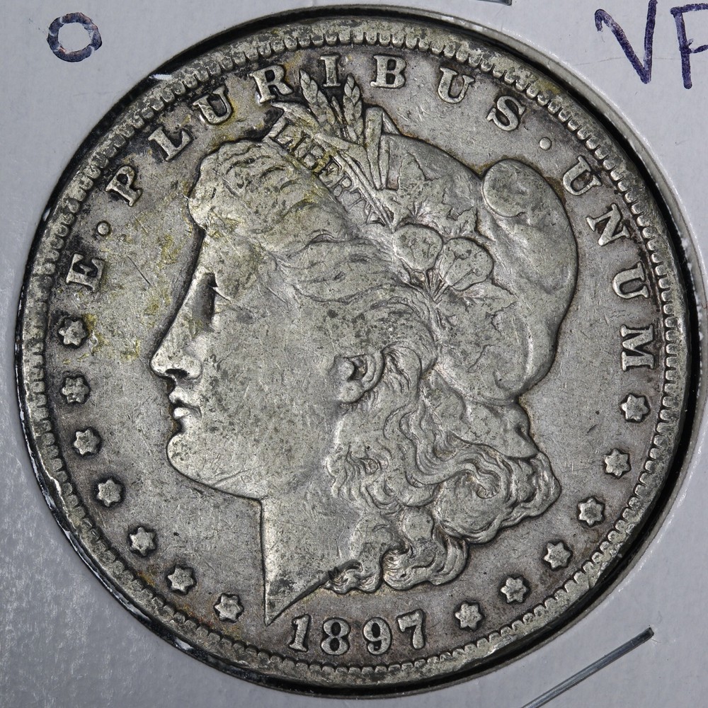 1897-O Morgan Silver Dollar VF E130 SNM