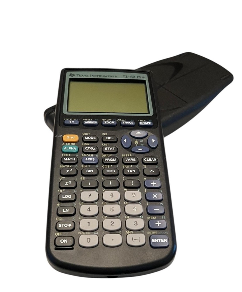 Texas Instruments TI-83 Plus Graphing Calculator Tested Great Condition