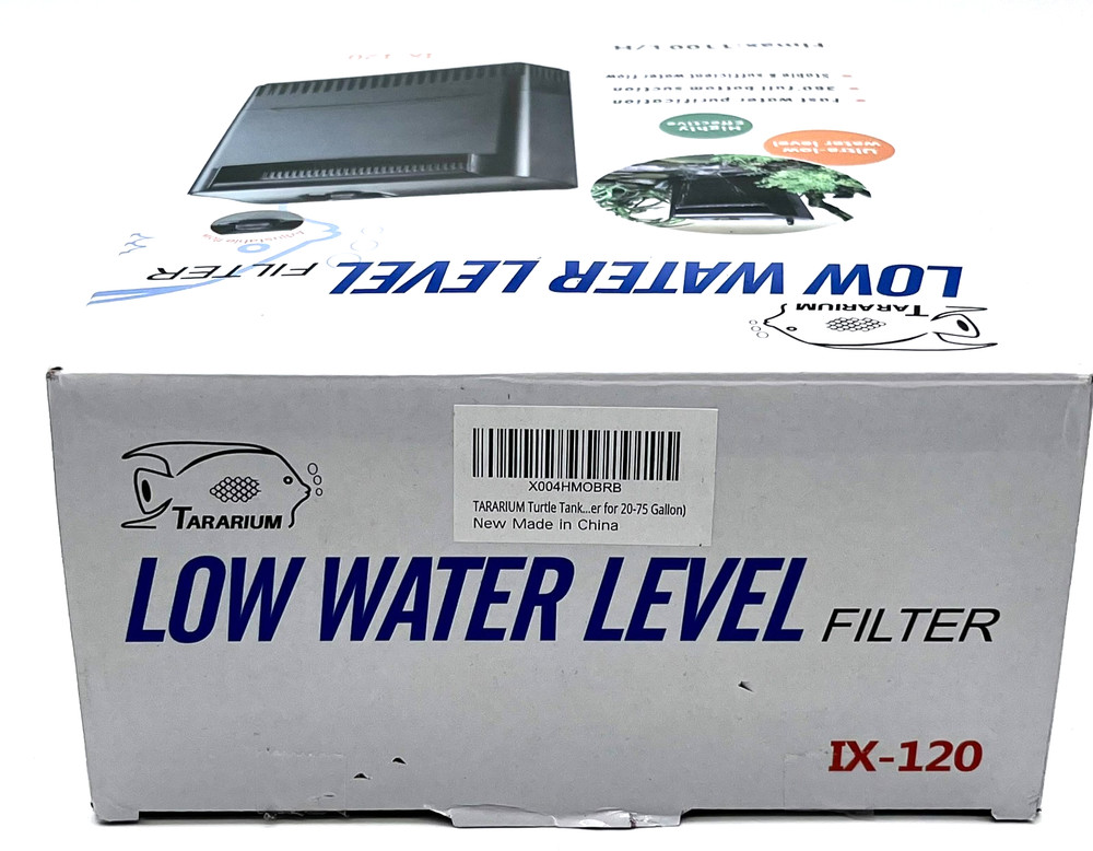 Tararium Low Water Level Filter With Adjustable Flow for 20-75 Gallon