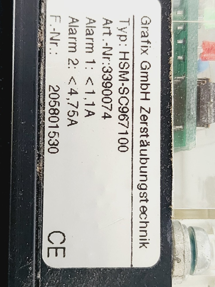 Grafix HSM-SC967100 Solid State Overload Relay