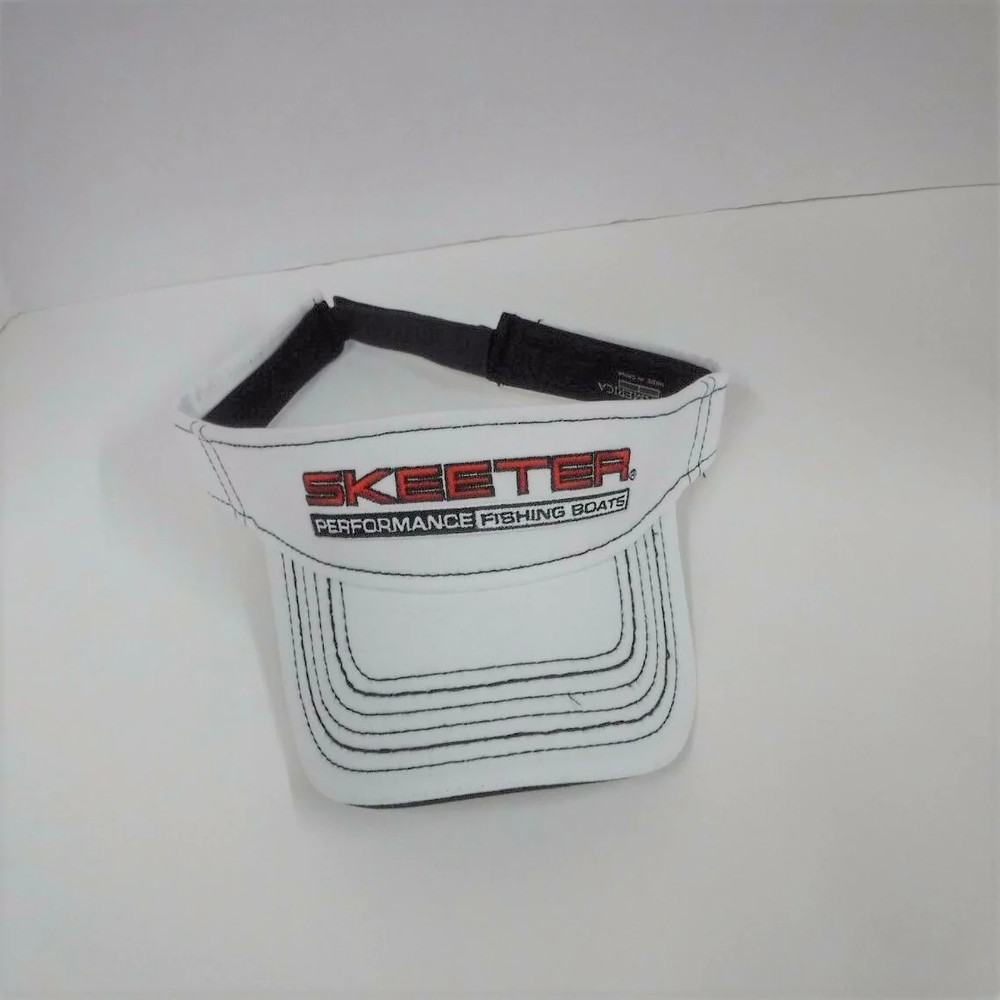 New Authentic Skeeter Visor Adjustable/ Contrast Stitch