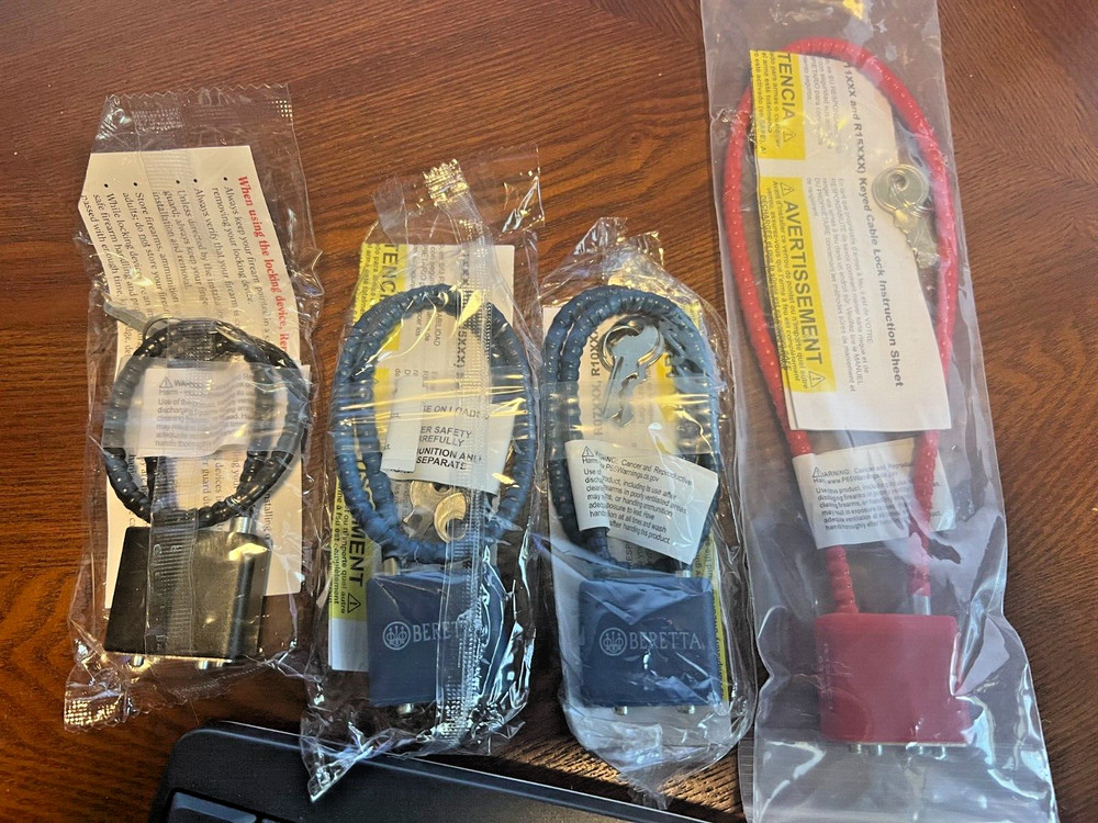 11 Gun Cable Locks With Keys