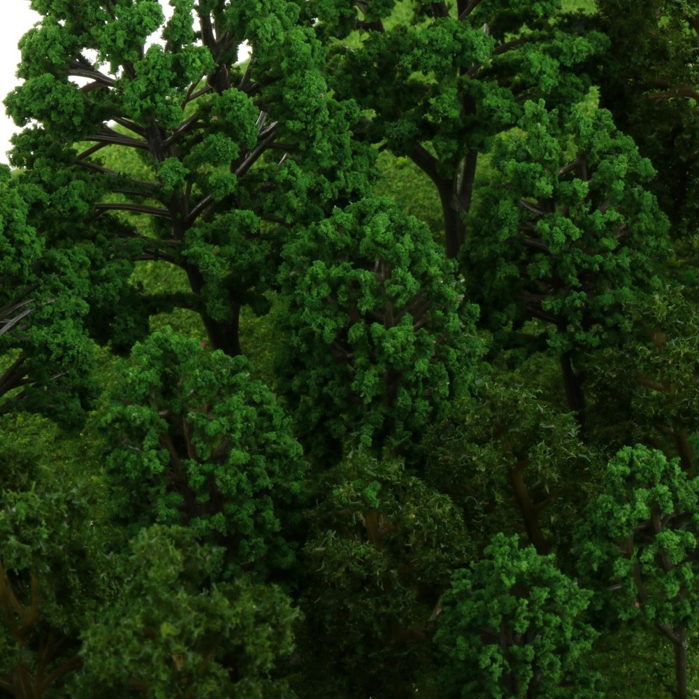 18pcs/Pack Assorted Railway Scenery Model Tree Landscape Layout Scenery