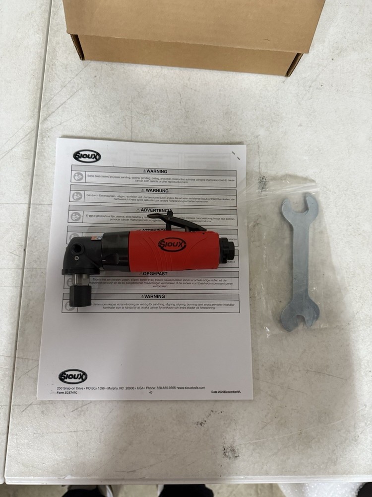 Sioux SAG05S15M6 Right Angle Die Grinder