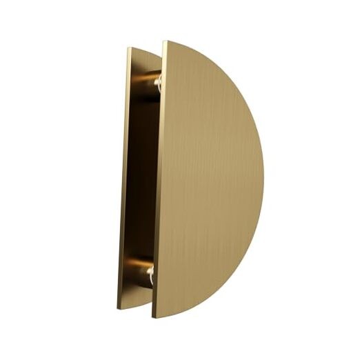 Half-Round Pull Handle, Double-Sided Heavy-Duty Diameter 200mm/7.9in Gold