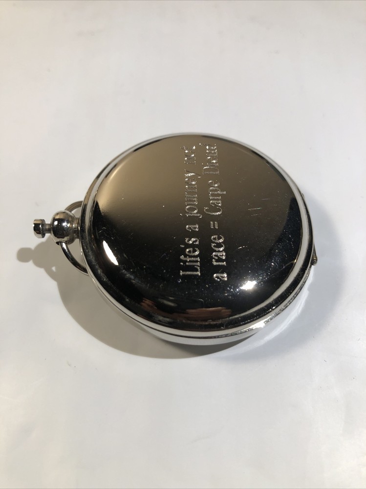 Compass Nautical Marine Pocket Chrome Polished Navigation Personalized