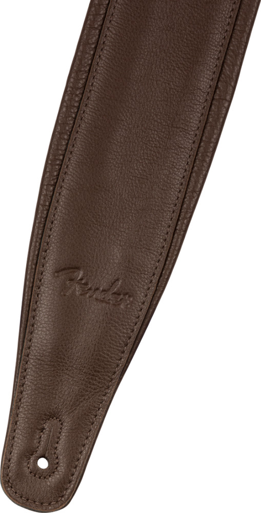 Fender 3.5"Premium Leather Adjustable Guitar Strap, Brown #0990622103