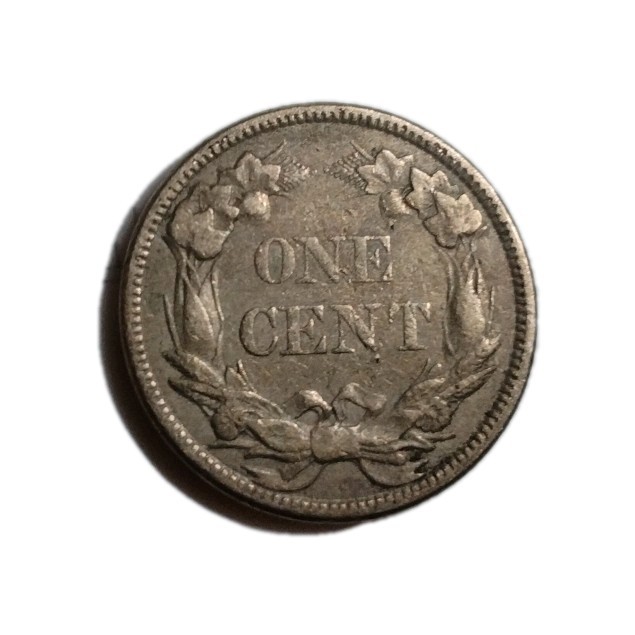 1858 SMALL LETTERS FLYING EAGLE CENT