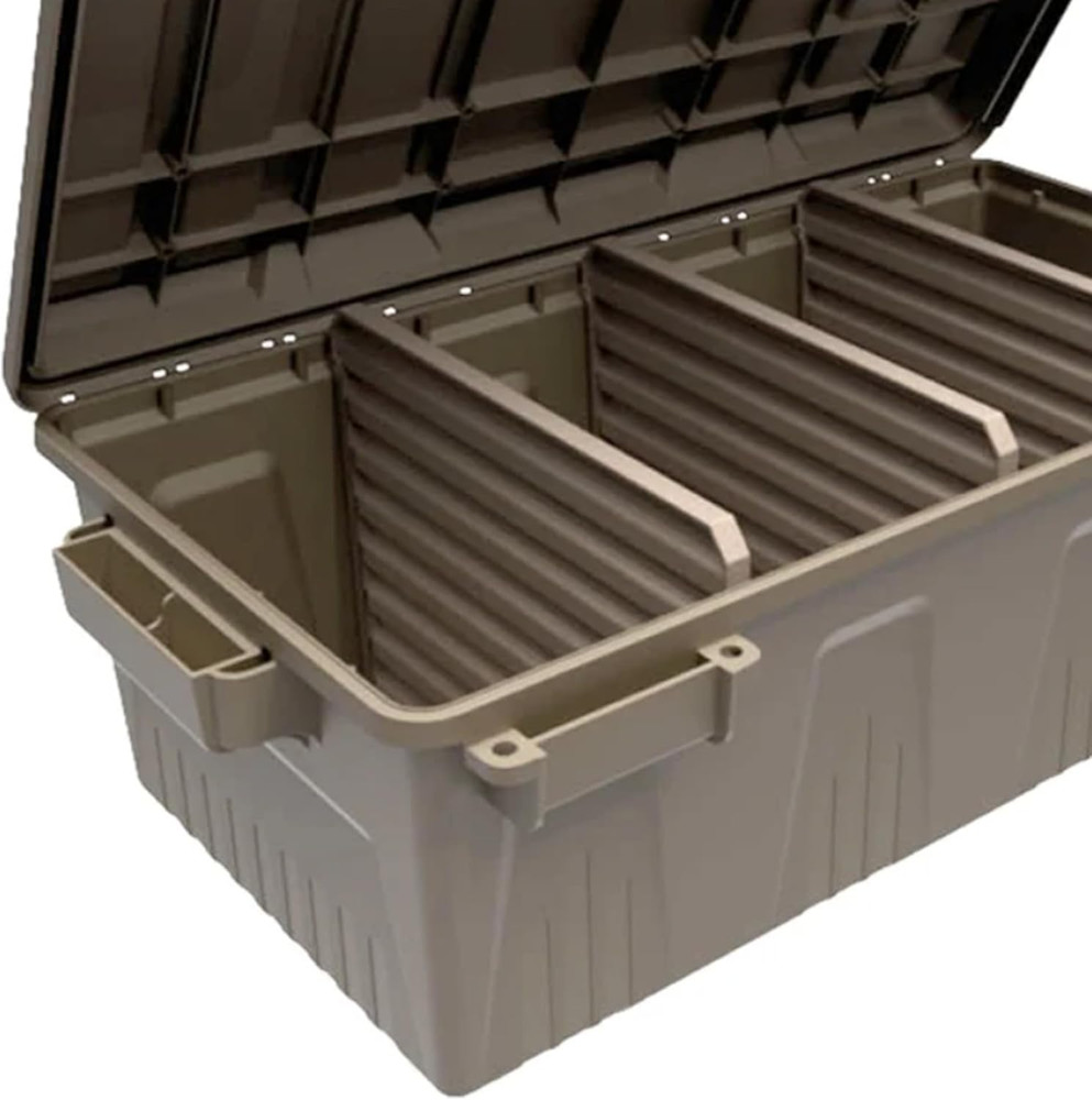 MTM ACDC30, Divided Ammo Crate Utility Box, Water- Resistant, Stackable, Snap La