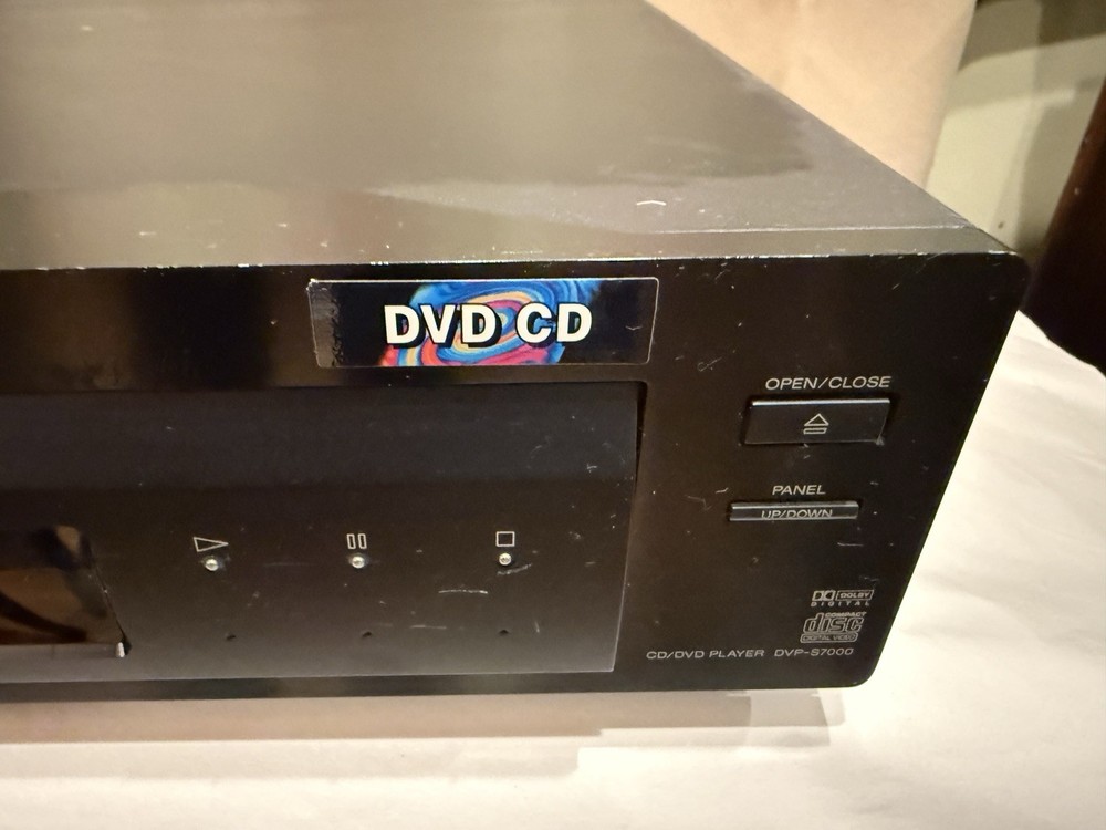 💙Sony DVP-S7000 CD/ DVD player extra SERVICED, Fully Functional