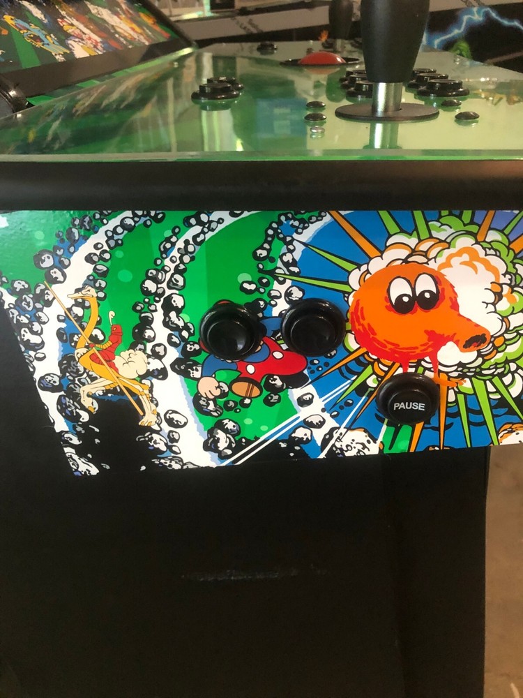 Push Button PAUSE black micro switch replacement multicade arcade cabinet