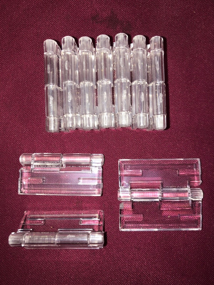 Acrylic Plastic Hinge 1-3/4" X 1-1/2" *10 PACK* Clear