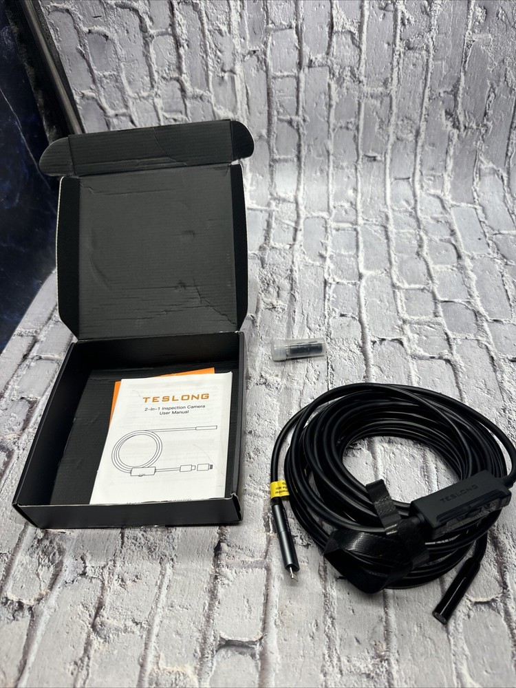 teslong 2 in 1 inspection camera.  N
