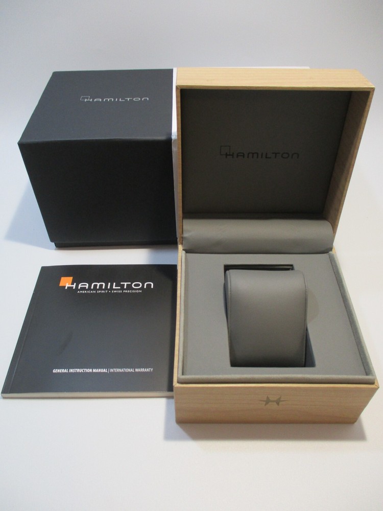 HAMILTON Box Set + 2018 Automatic & Quartz Watch & Chronograph Instructions Book