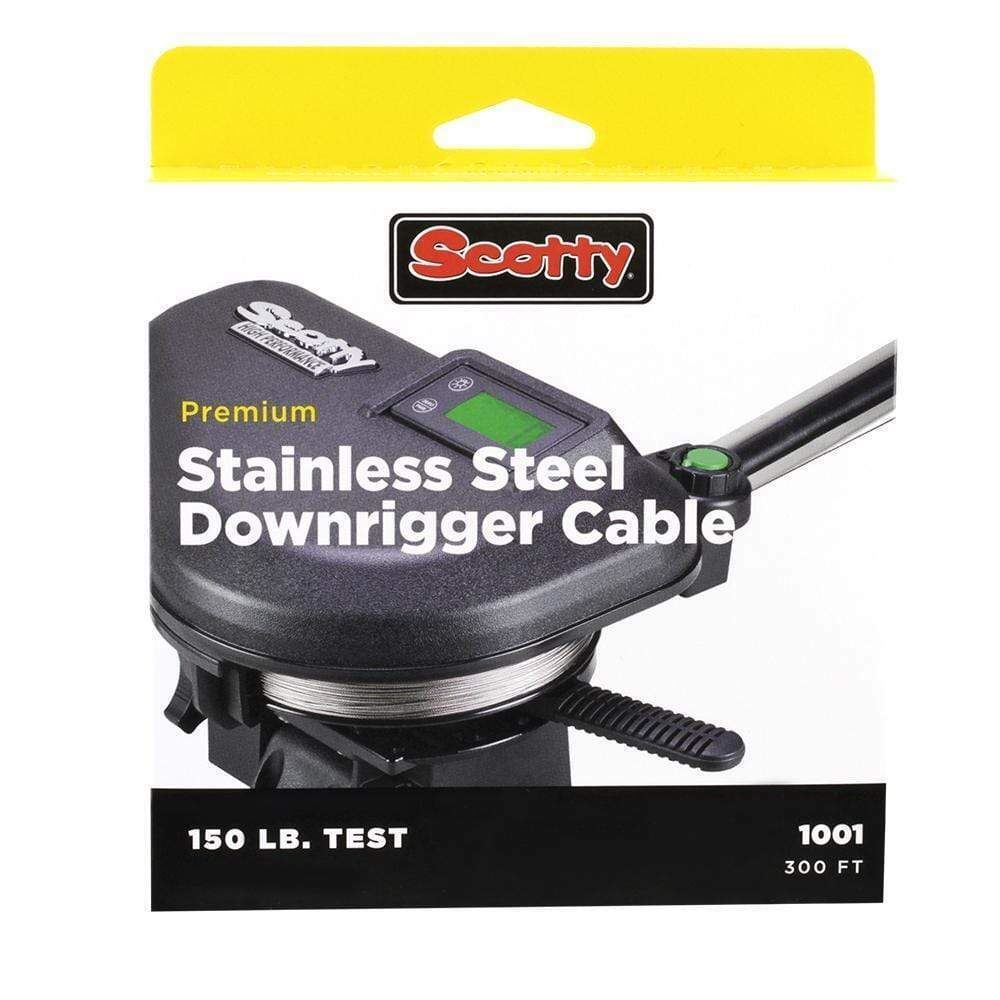 Scotty High-Performance SS Downrigger Cable 300' #2401K
