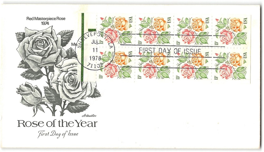 US #1737a FDC, 1979, Artmaster, booklet pane
