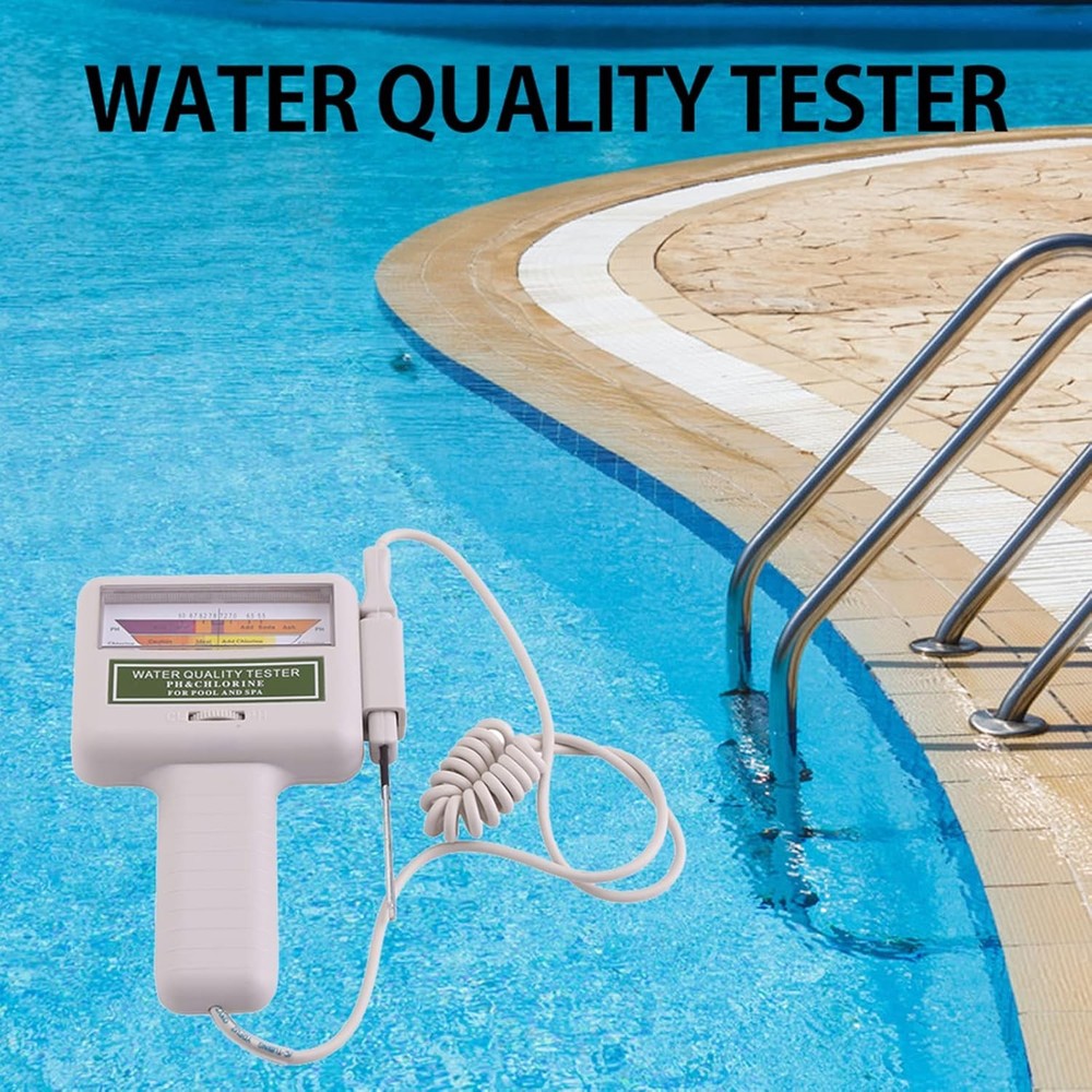 Digital Water Tester – 2-in-1 Analyzer, CL/CO₂ Reader, Portable for Pool & Spa