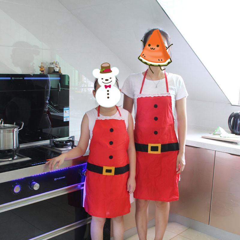 christmas santa apron