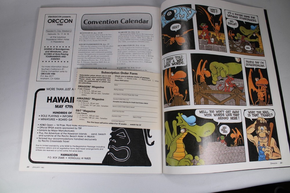 Dragon Magazine #93, TSR, 1985