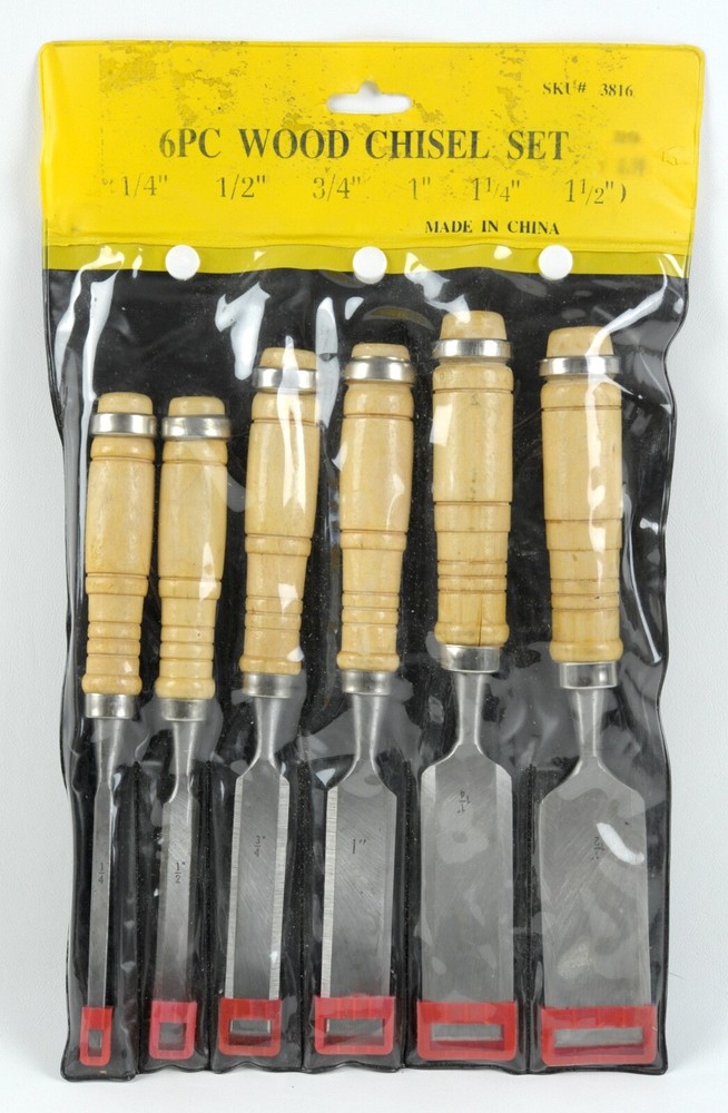 6 Piece Wood Chisel Set