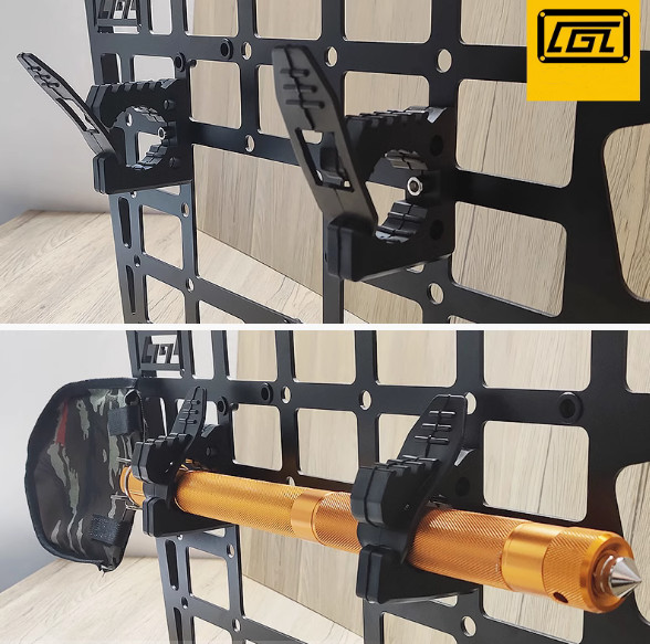 MOLLE Storage Panel Quick Fist Mount Clamps Bundle Fixed Buckle 4pcs