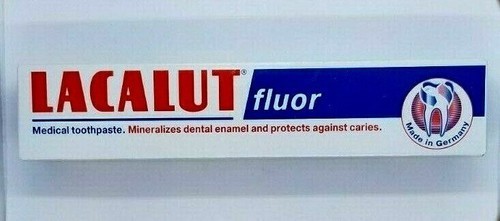 8 Pack Lacalut Fluor Toothpaste 75 ml