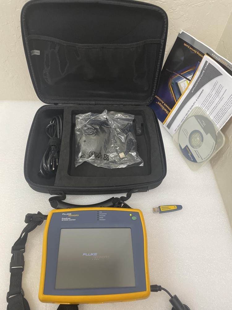 FLUKE NETWORKS ETHERSCOPE NETWORK ASSISTANT W/ WIREVIEW MAPPER