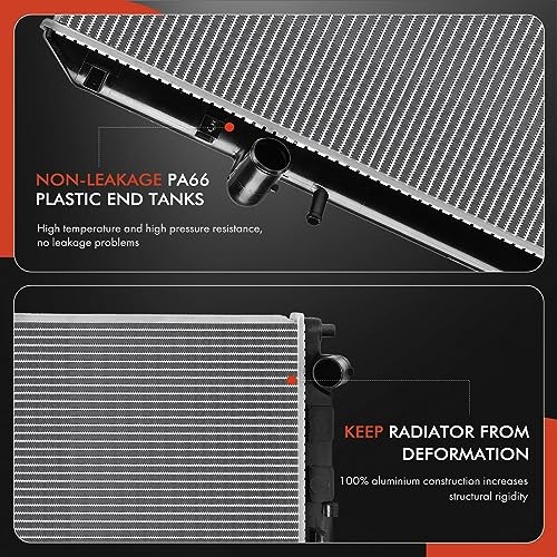Engine Coolant Radiator Assembly Compatible with Mazda RX-8 2004 2005 2006