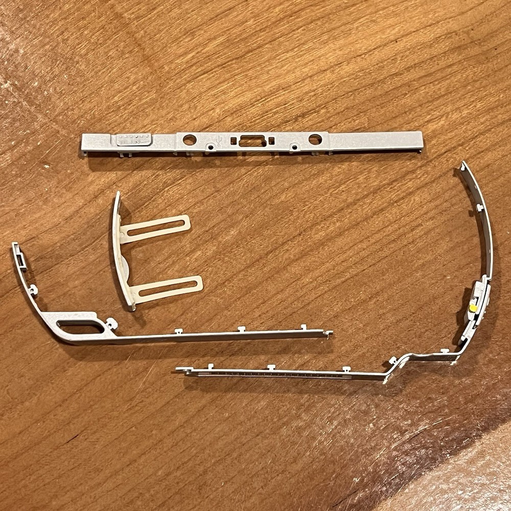 OEM Silver Sony PSP 2000 Side Trim Set Siding