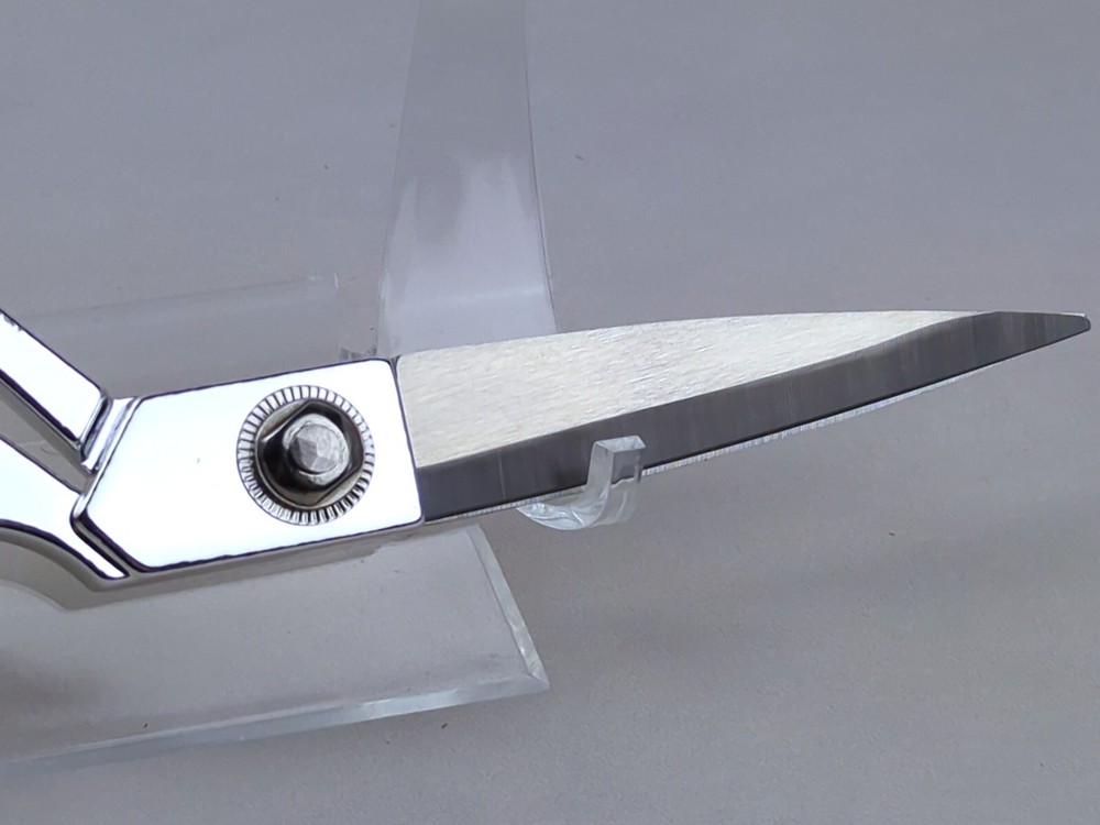 Scissors / Shears, BENT Tailor, Fabric, Yarn, 8" Long - 3.5" Blade, CHROME, NEW