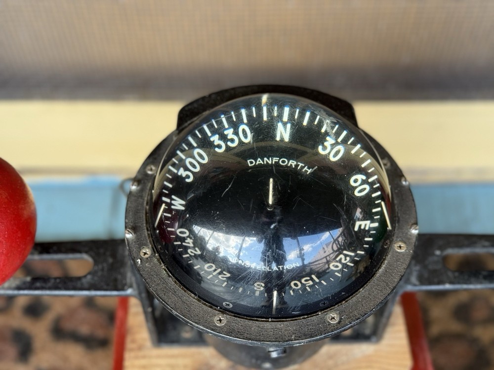 Vintage DANFORTH CONSTELLATION Ships Binnacle Compass