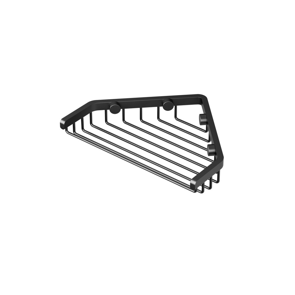 Gatco 1495 Corner Shower Basket - Black
