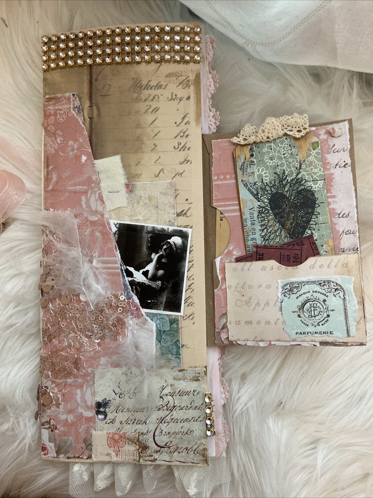 Long Thin Junk Journal Handmade