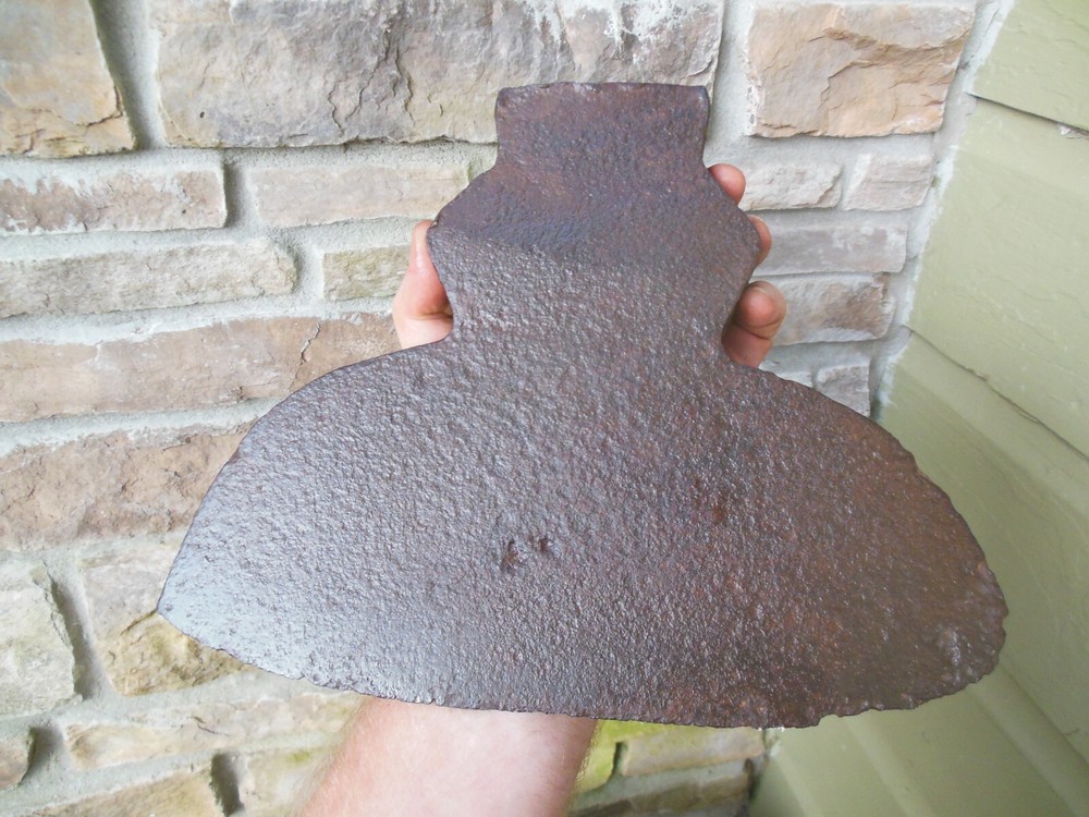 Antique L. Scranton Warranted Broad Head Hewing Axe 5lbs 5oz