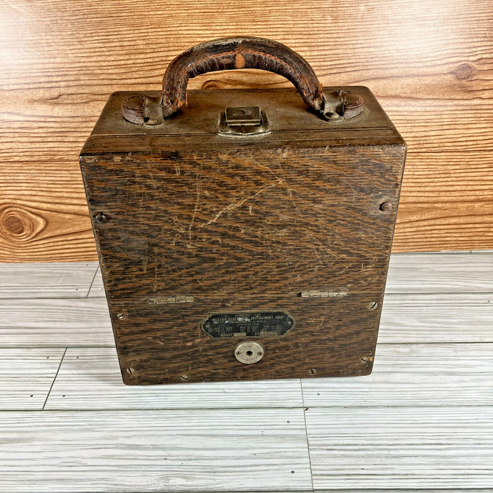 Weston DC Voltmeter Model 45 Vintage Untested