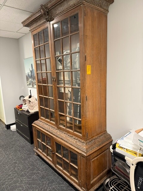 Samuel pepys 1666 large Library  Bookcase Over a 100 years old.