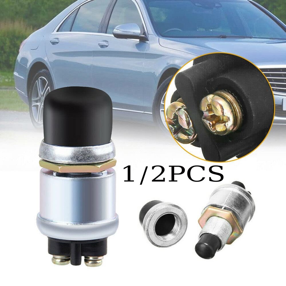 50A Push Button Momentary Starter Ignition Switch On Off SPST 12V For Marine