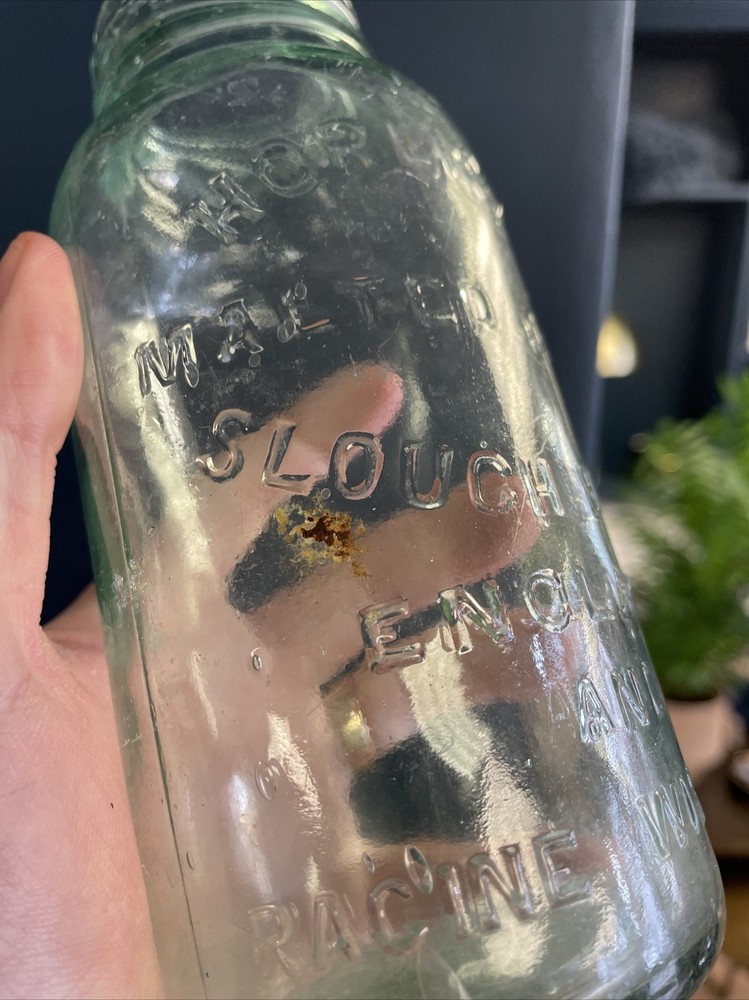 Vintage Horlick's Glass Jars
