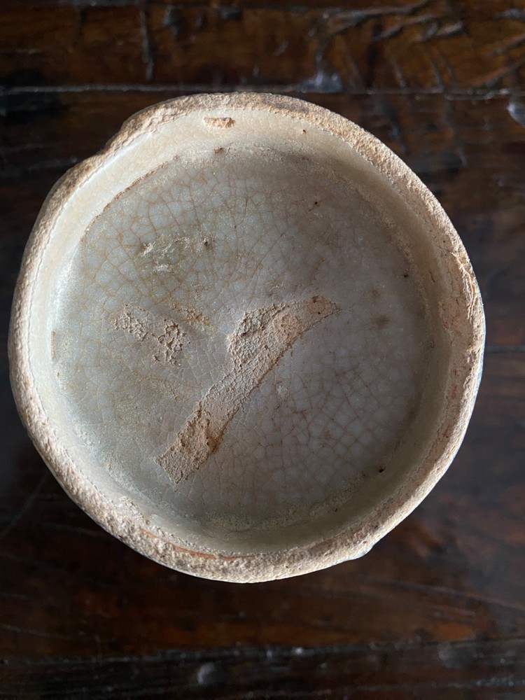 Early Circa 1400Ming Blue Decorated Pot