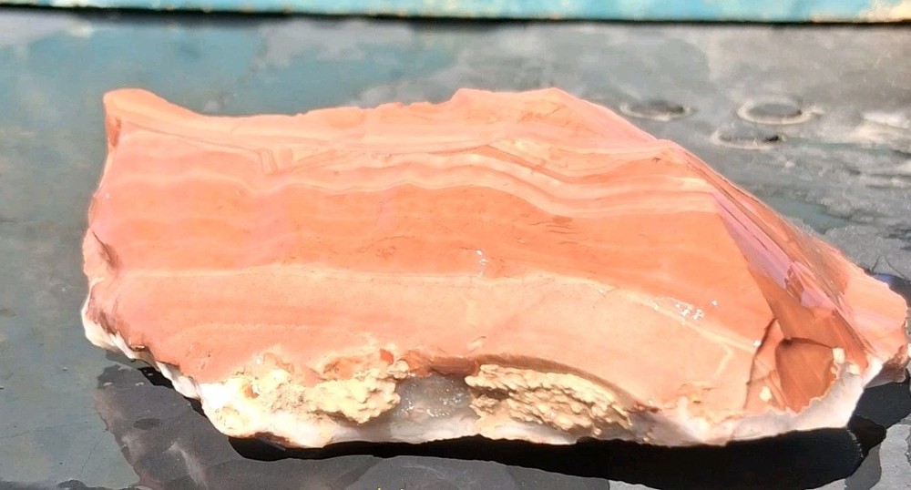 Jasper Red Banded Lapidary Potential